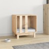 Niche pour chien 50x40x52 cm Bois de pin massif 538394538394