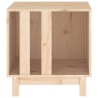 Niche pour chien 50x40x52 cm Bois de pin massif 538394538394