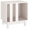 Niche pour chien Blanc 50x40x52 cm Bois de pin massif 538395538395