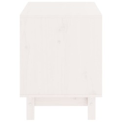 Niche pour chien Blanc 50x40x52 cm Bois de pin massif 538395538395