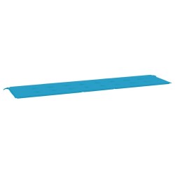 Coussin de banc de jardin bleu 200x50x3 cm tissu oxford 538396538396