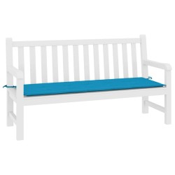 Coussin de banc de jardin bleu 200x50x3 cm tissu oxford 538396538396