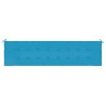 Coussin de banc de jardin bleu 200x50x3 cm tissu oxford 538396538396