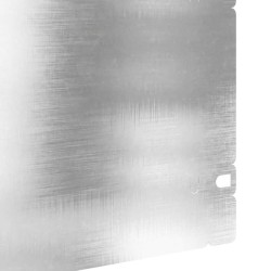 Bordures de pelouse 30 pcs Argent 103 x 0,05 x 22 cm 538397538397