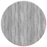 Plateau de table Sonoma gris Ø 50 x 1,5 cm Bois d'ingénierie 538398538398