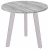 Plateau de table Sonoma gris Ø 50 x 1,5 cm Bois d'ingénierie 538398538398