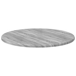 Plateau de table Sonoma gris Ø 50 x 1,5 cm Bois d'ingénierie 538398538398