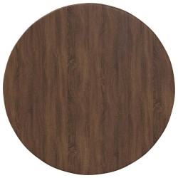 Plateau de table Chêne marron Ø 50 x 1,5 cm Bois d'ingénierie 538399538399