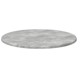Plateau de table Gris béton Ø 50 x 1,5 cm Bois d'ingénierie 538400538400