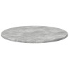 Plateau de table Gris béton Ø 50 x 1,5 cm Bois d'ingénierie 538400538400