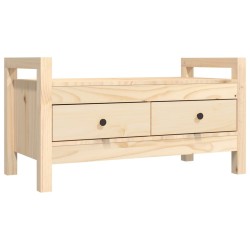 Banc d'entrée 80x40x43 cm Bois de pin massif 538401538401