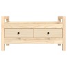 Banc d'entrée 80x40x43 cm Bois de pin massif 538401538401