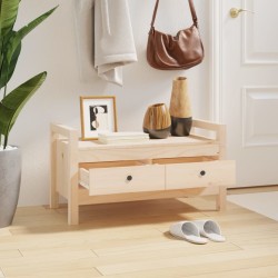 Banc d'entrée 80x40x43 cm Bois de pin massif 538401538401