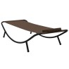 Lit de jardin Marron 200x90 cm Acier 538402538402