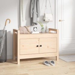 Banc d'entrée 80x40x60 cm Bois de pin massif 538404538404