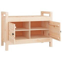 Banc d'entrée 80x40x60 cm Bois de pin massif 538404538404