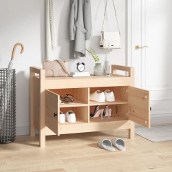 Banc d'entrée 80x40x60 cm Bois de pin massif 538404538404
