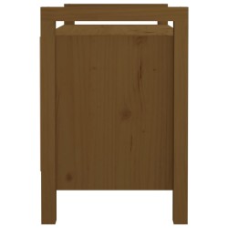 Banc d'entrée Marron miel 80x40x60 cm Bois de pin massif 538405538405