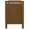 Banc d'entrée Marron miel 80x40x60 cm Bois de pin massif 538405538405