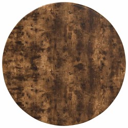 Plateau de table Chêne fumé Ø 50 x 1,5 cm Bois d'ingénierie 538409538409