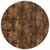 Plateau de table Chêne fumé Ø 50 x 1,5 cm Bois d'ingénierie 538409538409