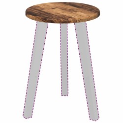 Plateau de table Bois ancien Ø 30 x 1,5 cm Bois d'ingénierie 538410538410