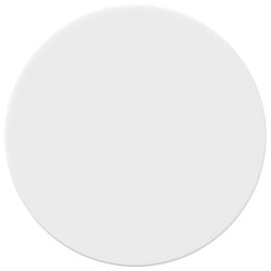 Plateau de table Blanc Ø 40 x 1,5 cm Bois d'ingénierie 538411538411