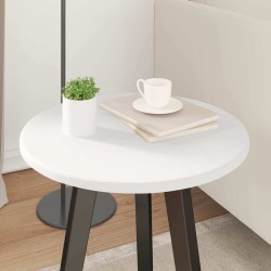 Plateau de table Blanc Ø 40 x 1,5 cm Bois d'ingénierie 538411538411