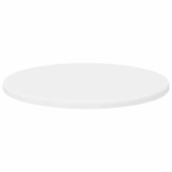 Plateau de table Blanc Ø 40 x 1,5 cm Bois d'ingénierie 538411538411