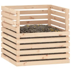 Composteur 80x80x78 cm Bois massif de pin 538412538412