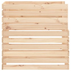 Composteur 80x80x78 cm Bois massif de pin 538412538412