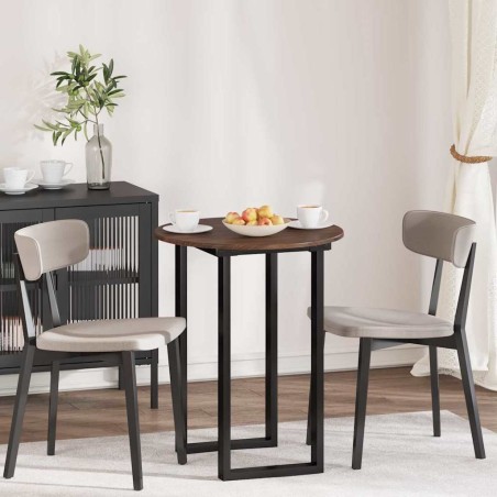 Plateau de table Chêne marron Ø 60 x 1,5 cm Bois d'ingénierie 538415538415