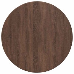 Plateau de table Chêne marron Ø 60 x 1,5 cm Bois d'ingénierie 538415538415