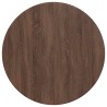 Plateau de table Chêne marron Ø 70 x 1,5 cm Bois d'ingénierie 538416538416