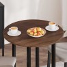 Plateau de table Chêne marron Ø 70 x 1,5 cm Bois d'ingénierie 538416538416
