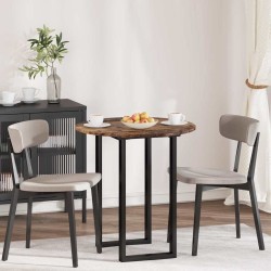 Plateau de table Bois ancien Ø 70 x 1,5 cm Bois d'ingénierie 538419538419