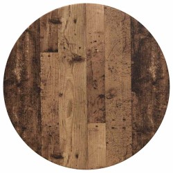 Plateau de table Bois ancien Ø 70 x 1,5 cm Bois d'ingénierie 538419538419
