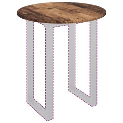 Plateau de table Bois ancien Ø 70 x 1,5 cm Bois d'ingénierie 538419538419