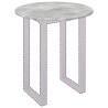 Plateau de table Gris béton Ø 70 x 1,5 cm Bois d'ingénierie 538420538420