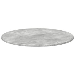Plateau de table Gris béton Ø 70 x 1,5 cm Bois d'ingénierie 538420538420