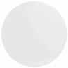 Plateau de table Blanc brillant Ø 70 x 1,5 cm Bois d'ingénierie 538421538421