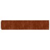 Bordures de pelouse 10 pcs 20x103 cm acier corten flexible 538424538424