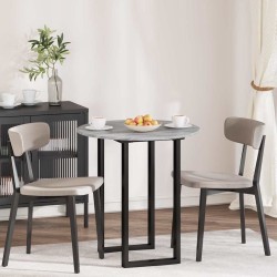 Plateau de table Sonoma gris Ø 70 x 1,5 cm Bois d'ingénierie 538428538428