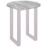 Plateau de table Sonoma gris Ø 70 x 1,5 cm Bois d'ingénierie 538428538428