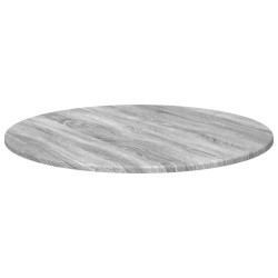 Plateau de table Sonoma gris Ø 70 x 1,5 cm Bois d'ingénierie 538428538428
