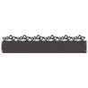 Bordures de pelouse 10 pcs Noir 103 x 0,05 x 22 cm Acier 538430538430