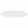 Plateau de table Blanc brillant Ø 60 x 1,5 cm Bois d'ingénierie 538431538431