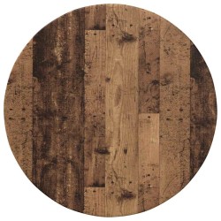 Plateau de table Bois ancien Ø 60 x 1,5 cm Bois d'ingénierie 538434538434