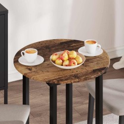 Plateau de table Bois ancien Ø 60 x 1,5 cm Bois d'ingénierie 538434538434