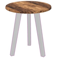 Plateau de table Bois ancien Ø 40 x 1,5 cm Bois d'ingénierie 538436538436